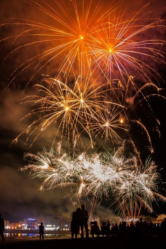 Pirotehnika za proslavu godišnjice braka