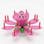 MUZIČKA SVEĆA FONTANA ROZE JP01/R - Slika 2